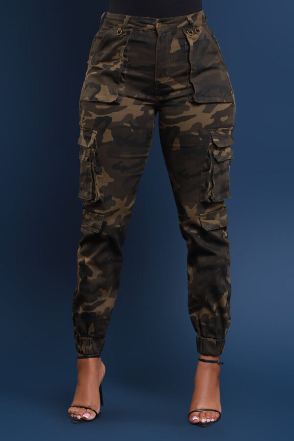 Vibe With Me Cargo Pants - Camo - Image 3